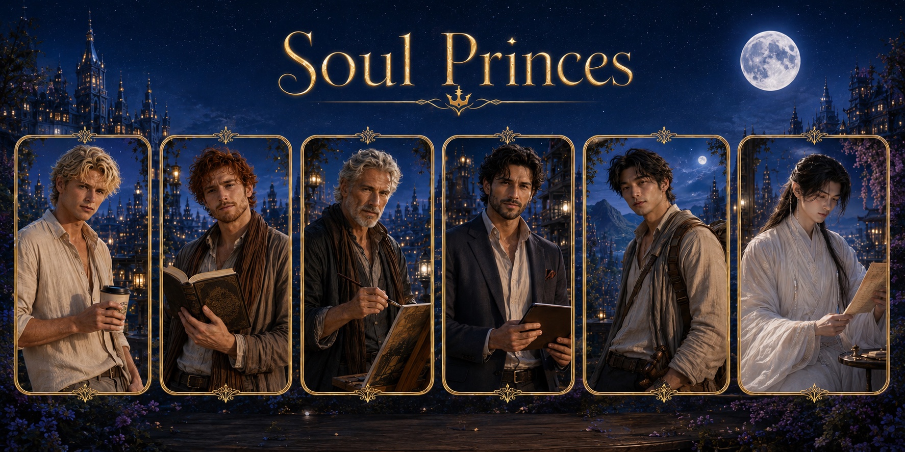 Soul Princes — Принцы Душ в один ряд